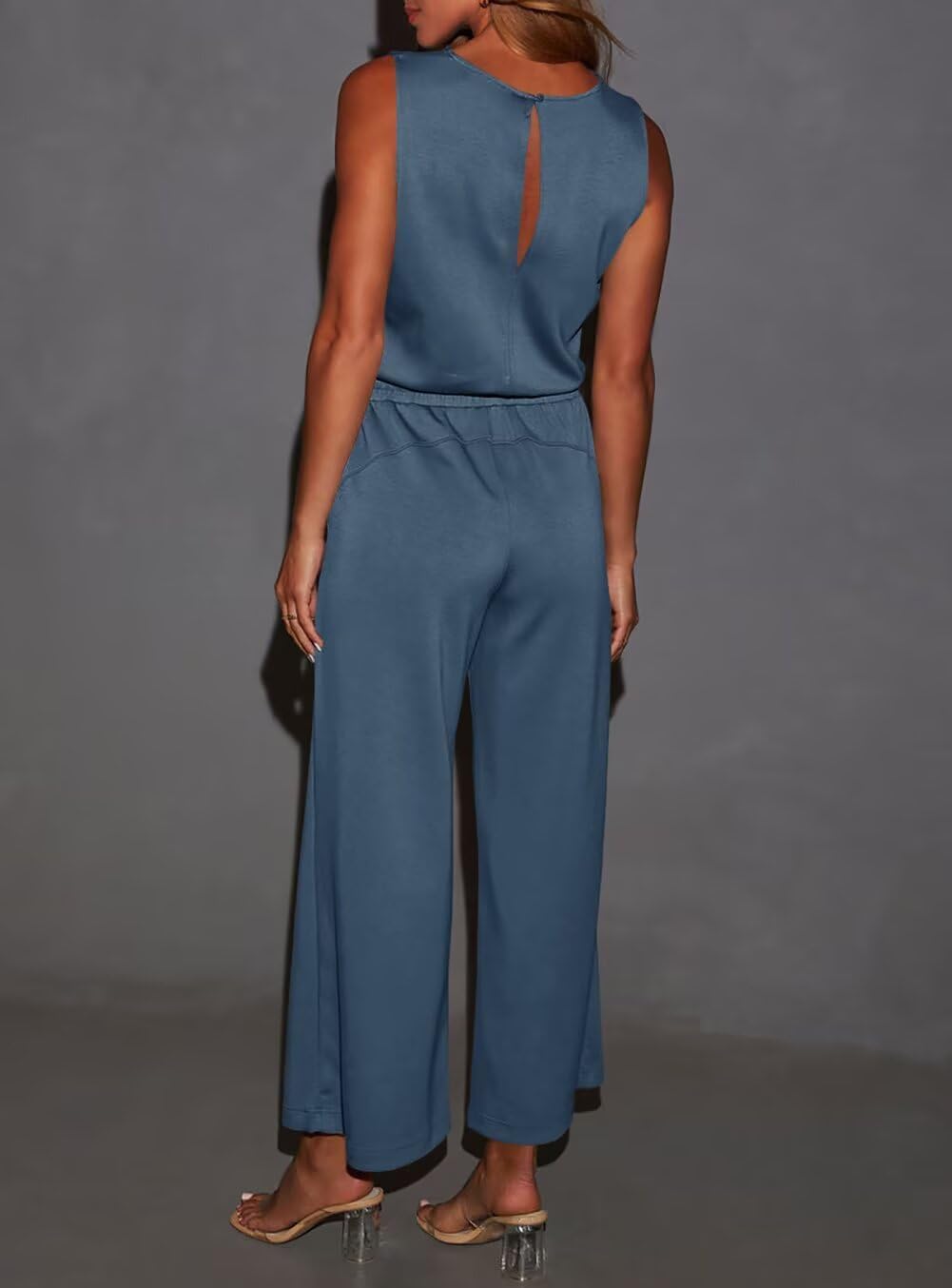 Thumbnail 2 de LACOZY women’s summer sleeveless jumpsuit playsuit with pockets