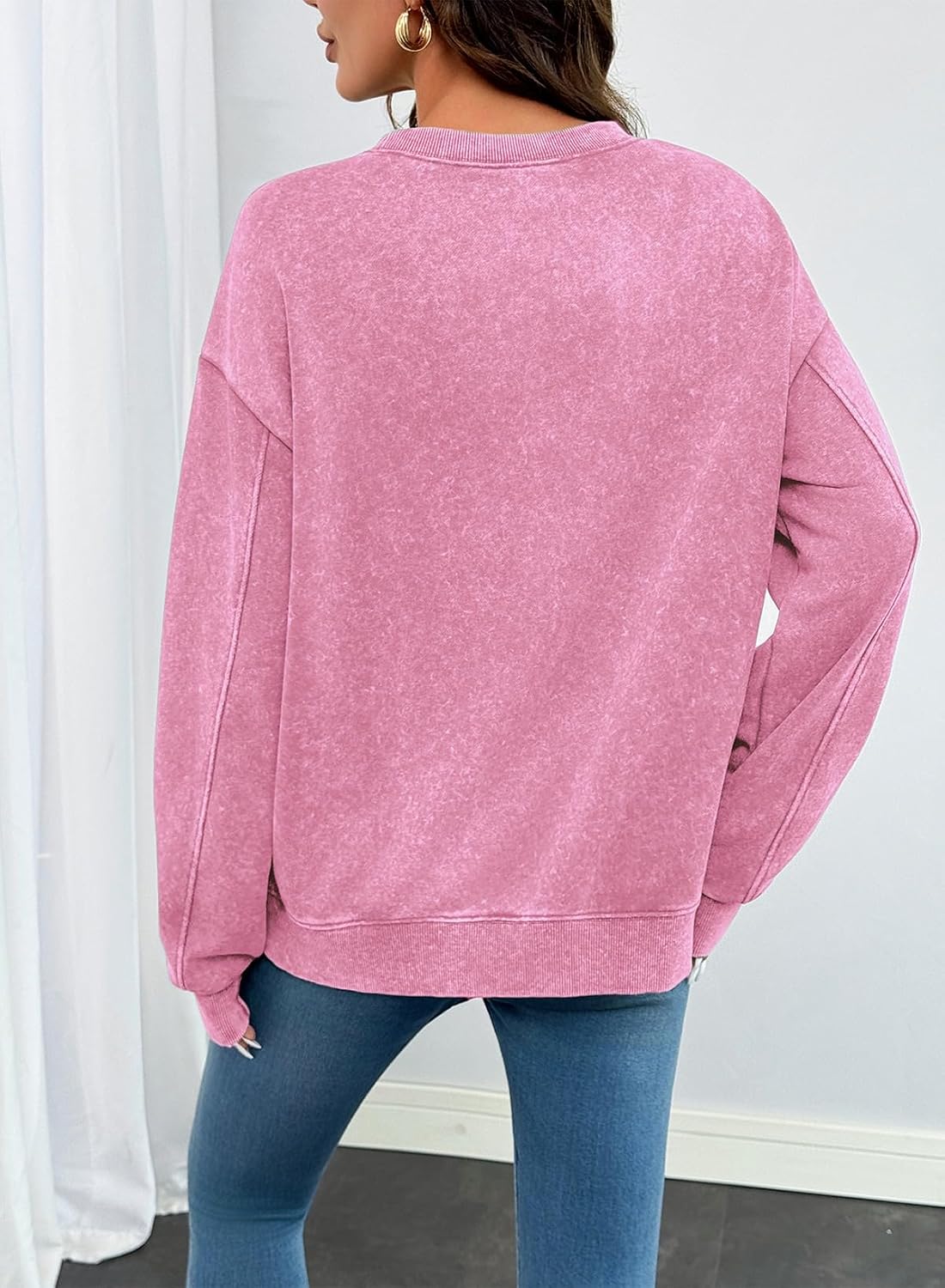 Detalle 2 de SHEWIN Women's Sweatshirt, Cotton Blend