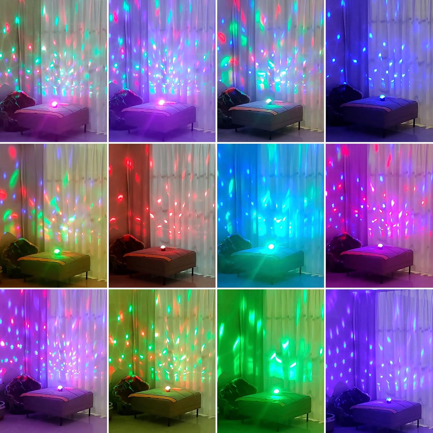 Thumbnail 1 de Portable Mini Disco Ball Light RGB, sound-activated 🎉