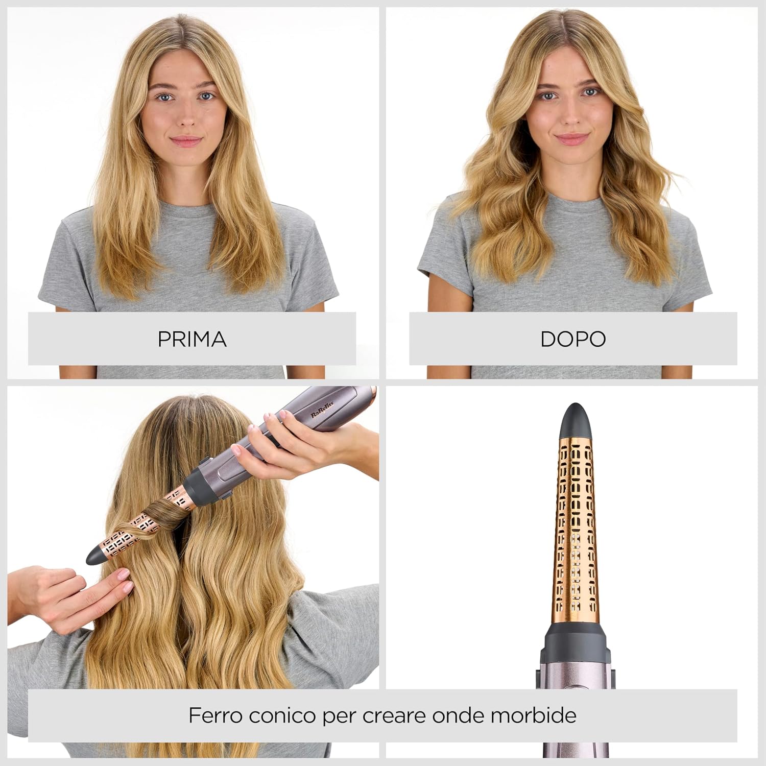 Thumbnail 4 de BaByliss Air Style 1000 Spazzola ad aria 4 accessori