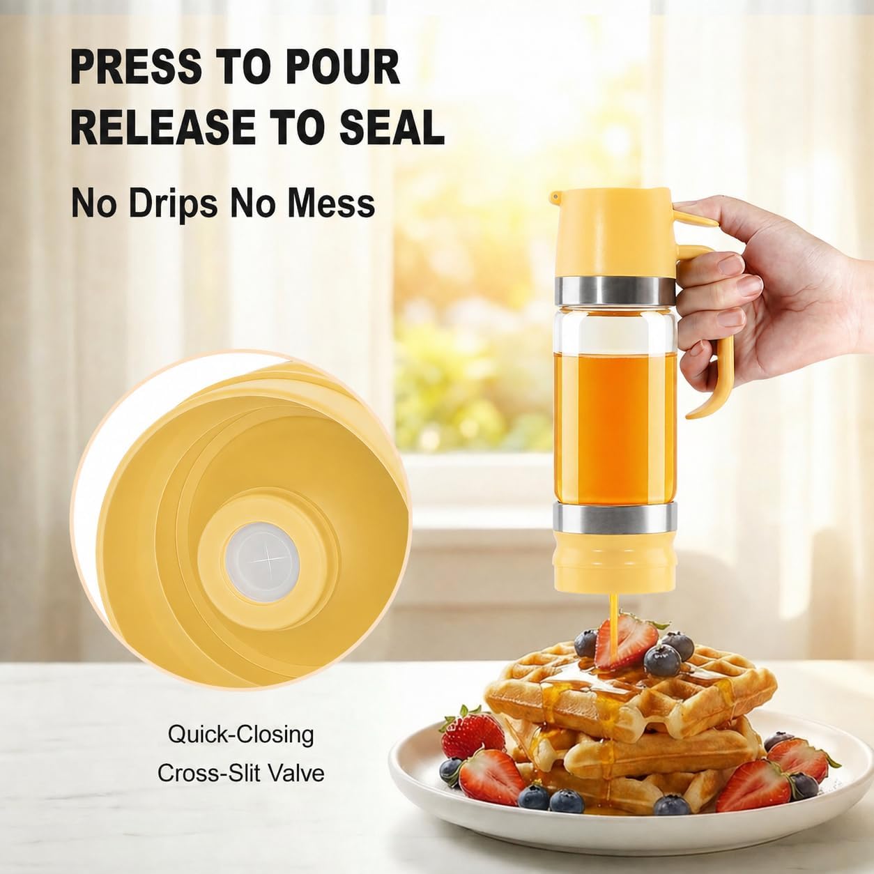 Detalle 2 de Aelga Honey Dispenser 12 oz