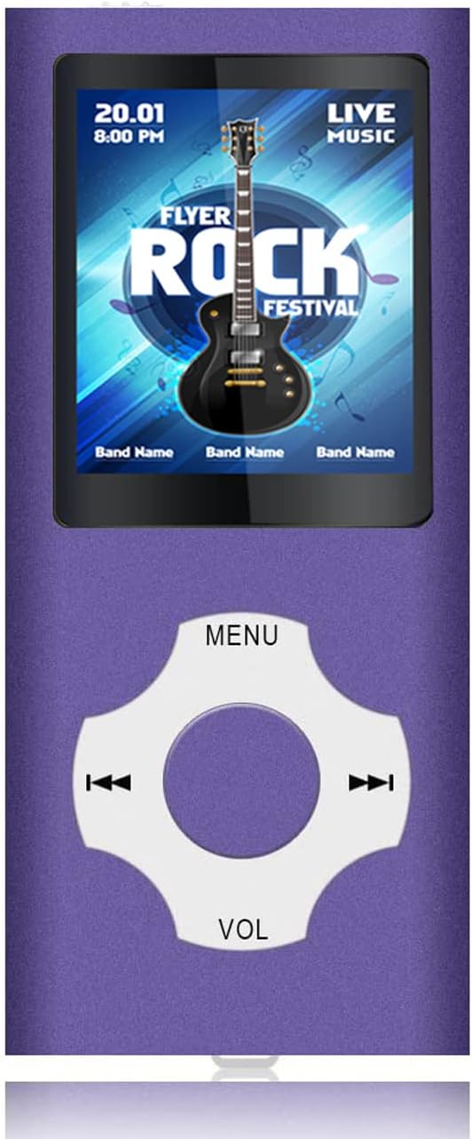 Tabmart 32GB Lettore MP3 Metal Hi‑Fi 1,8