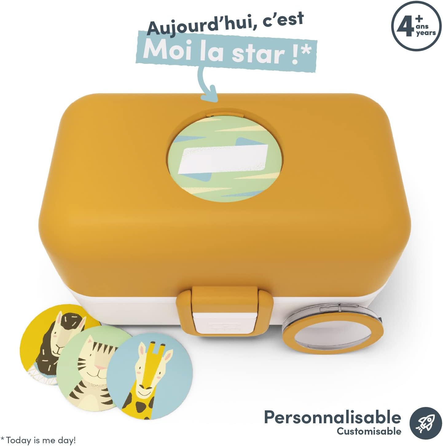 Thumbnail 1 de Monbento MB Tresor Moutarde: Lunch Box Bambini 0,8 L, 3 Scomparti, senza BPA
