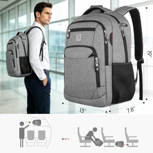 Thumbnail 2 de KASIBON Laptop Backpack for Men: Anti-Theft Travel & Business with 35 L Capacity