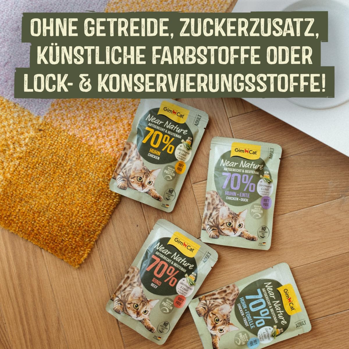 Thumbnail 4 de GimCat Near Nature Probier-Mix 12er Nassfutter