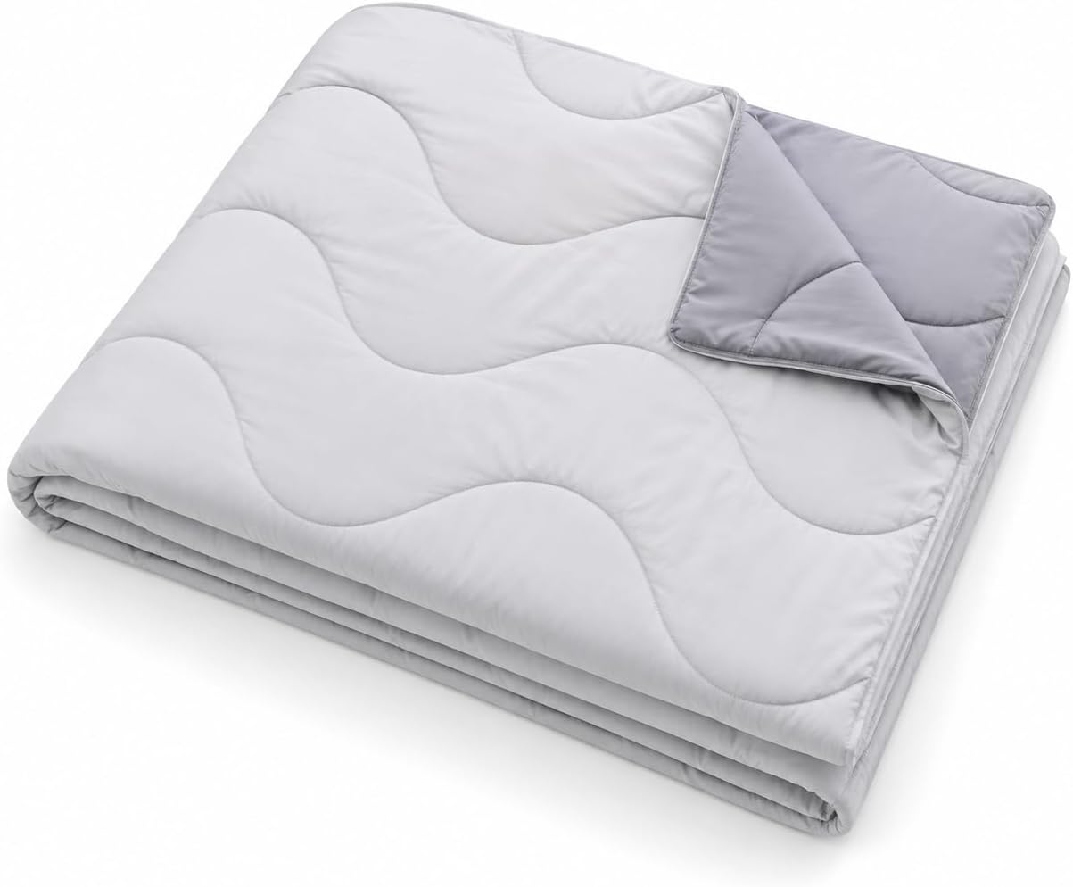 Detalle de Orcalic Queen Size Cooling Comforter, Reversible Cool-Touch Cover, Lightweight