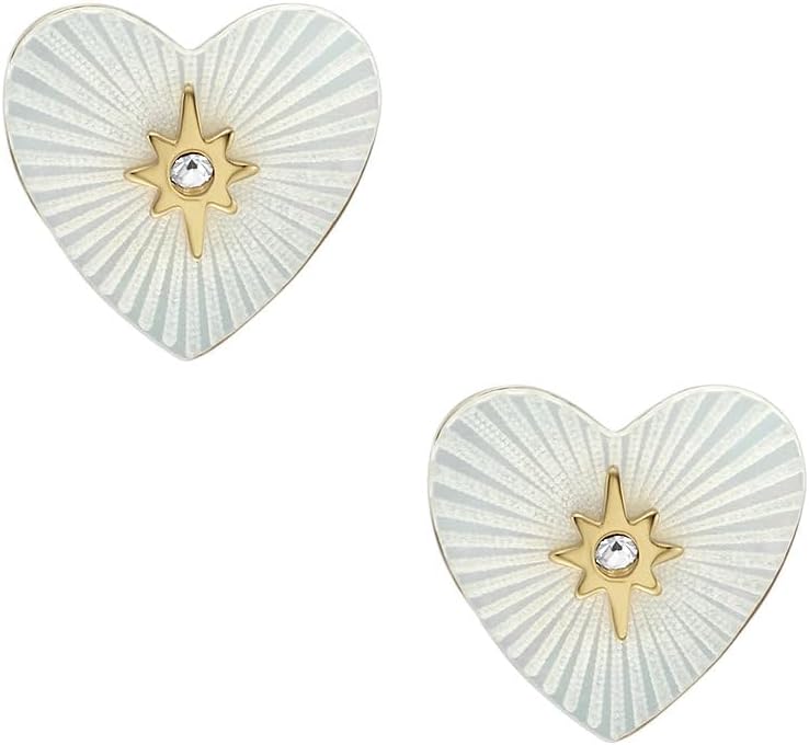 Thumbnail 6 de Fossil Damen Ohrringe aus goldfarbenem Edelstahl mit Pfosten-/Bolzenverschluss