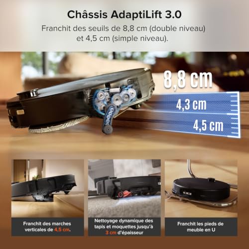 Thumbnail 1 de roborock Saros 20 Neo Robot Aspirateur Laveur — Nettoyage puissant sans enchevêtrement