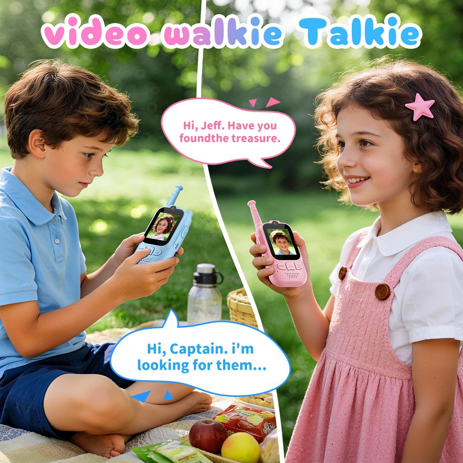 Detalle de Kids Video Walkie-Talkies, 2-Pack