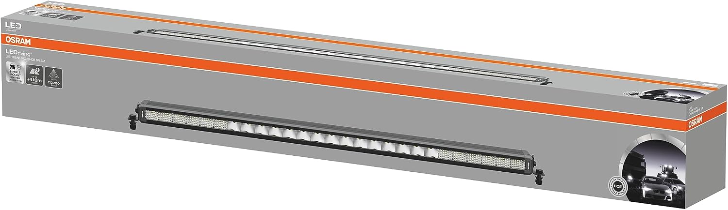Detalle de OSRAM LEDriving Lightbar VX750-CB SR SM – Combo-Scheinwerfer für Nah- und Fernlicht, 6000 K, 4600 lm, 12/24 V, ECE