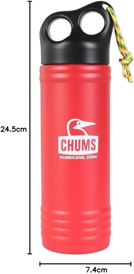 Detalle 2 de CHUMS CH62-2274 傘キャンパーウェーブボトル 500ml 滑り止め付き・立体加工
