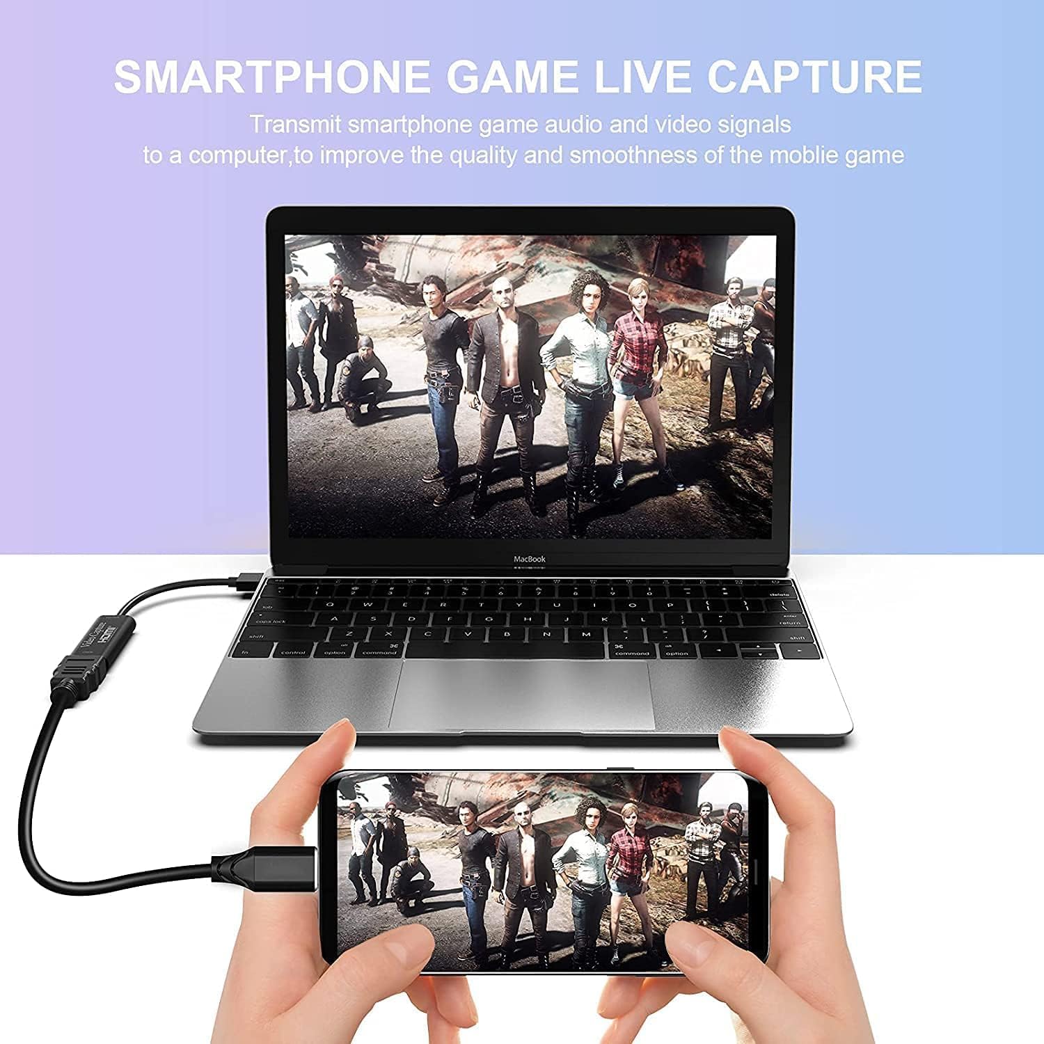 Detalle de VIXLW 4K HDMI to USB Capture Card – 1080p Recording for Gaming & Streaming