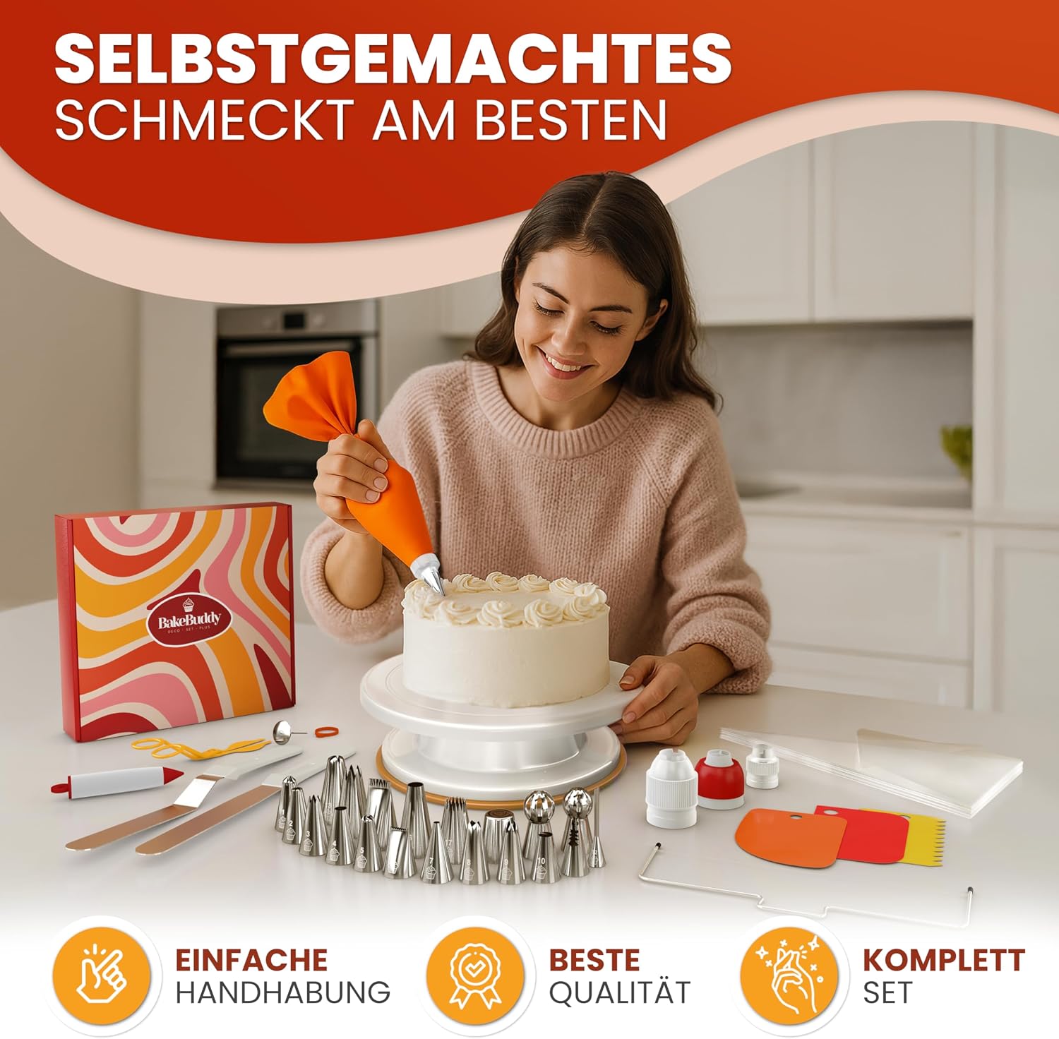 Thumbnail 2 de BakeBuddy Tortenset 61‑teilig