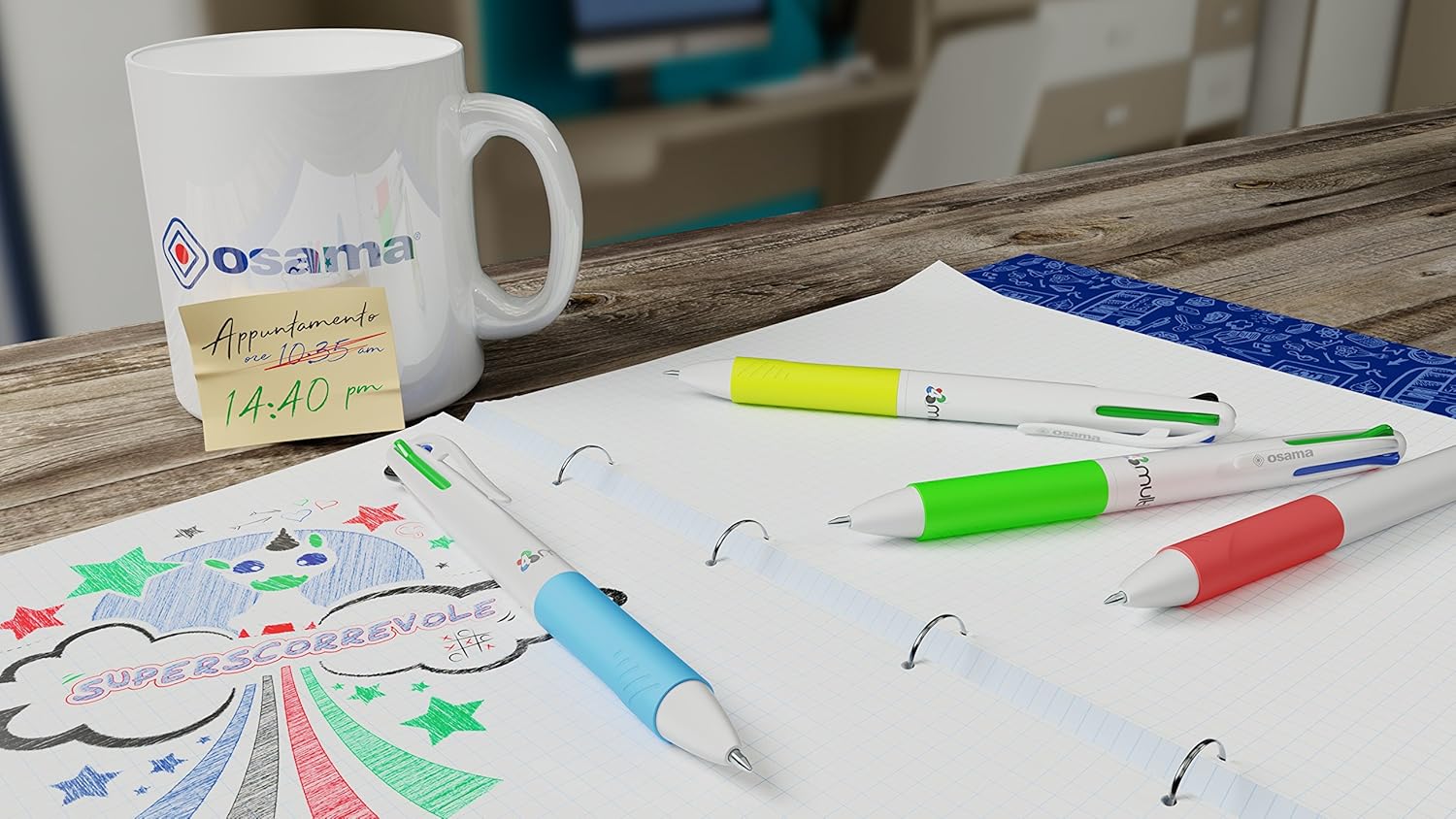 Thumbnail 5 de Osama S.p.A. 4 Multi Esferas Cuatro Colores (Paquete 12) 🌈