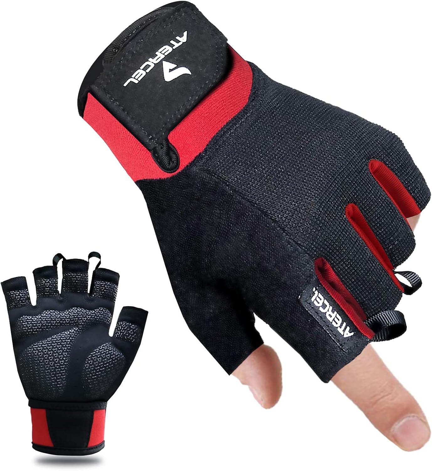 Thumbnail 6 de ATERCEL Workout Gloves for Men and Women – Breathable, Snug Fit Exercise Gloves for Lifting, Gym Training & Cycling