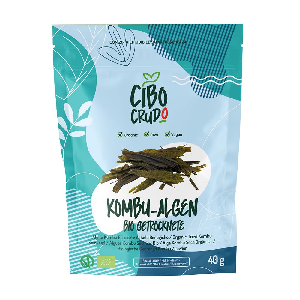 Detalle de Bio Kombu Algen Vegan – 40 g | Premium Bio-Kombu, sonnengetrocknet