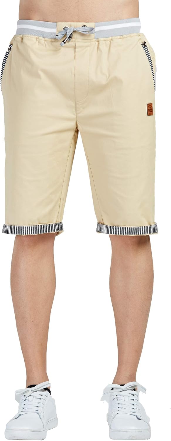 Thumbnail 3 de Tansozer Men's Casual Classic Fit Drawstring Shorts with Elastic Waist and Pockets