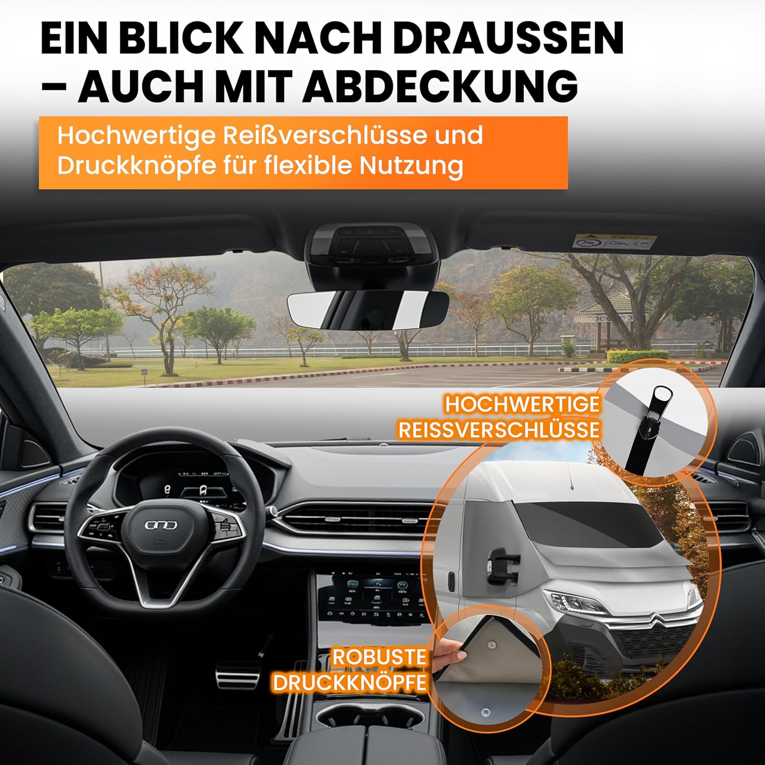 Thumbnail 4 de NATURIZ FIAT Ducato Frontscheibenabdeckung 2006–2025