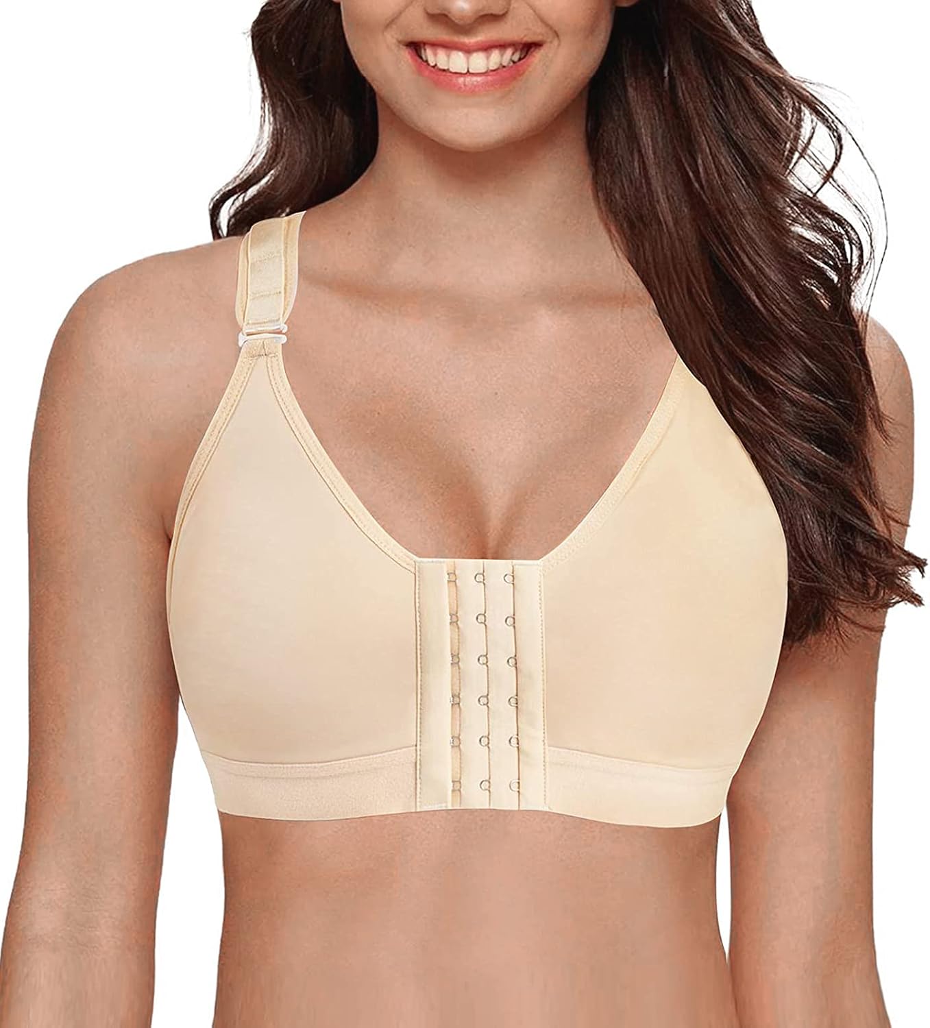 Thumbnail 6 de YIANNA Women Post Surgery Front Fastening Sports Bra with Wide Back Support