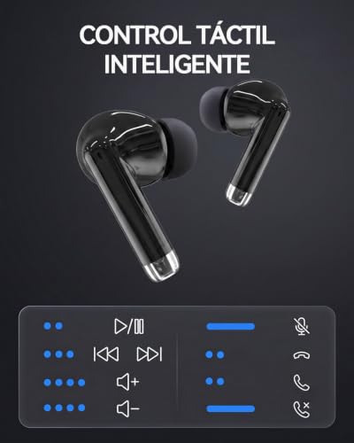 Thumbnail 6 de Unico Auriculares Inalámbricos Bluetooth 5.3 con pantalla LED, 4 micrófonos ENC y autonomía de 50 h
