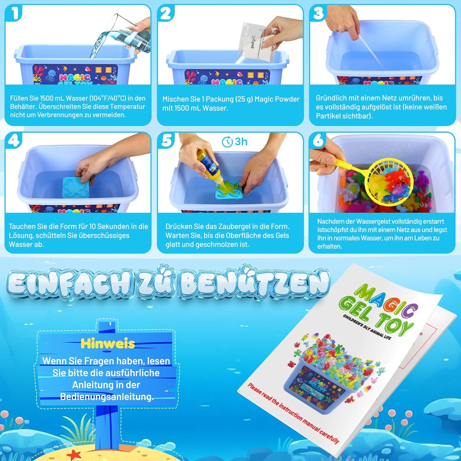 Thumbnail 5 de Hot Bee Magic Water Elf 20 Farben Spielset