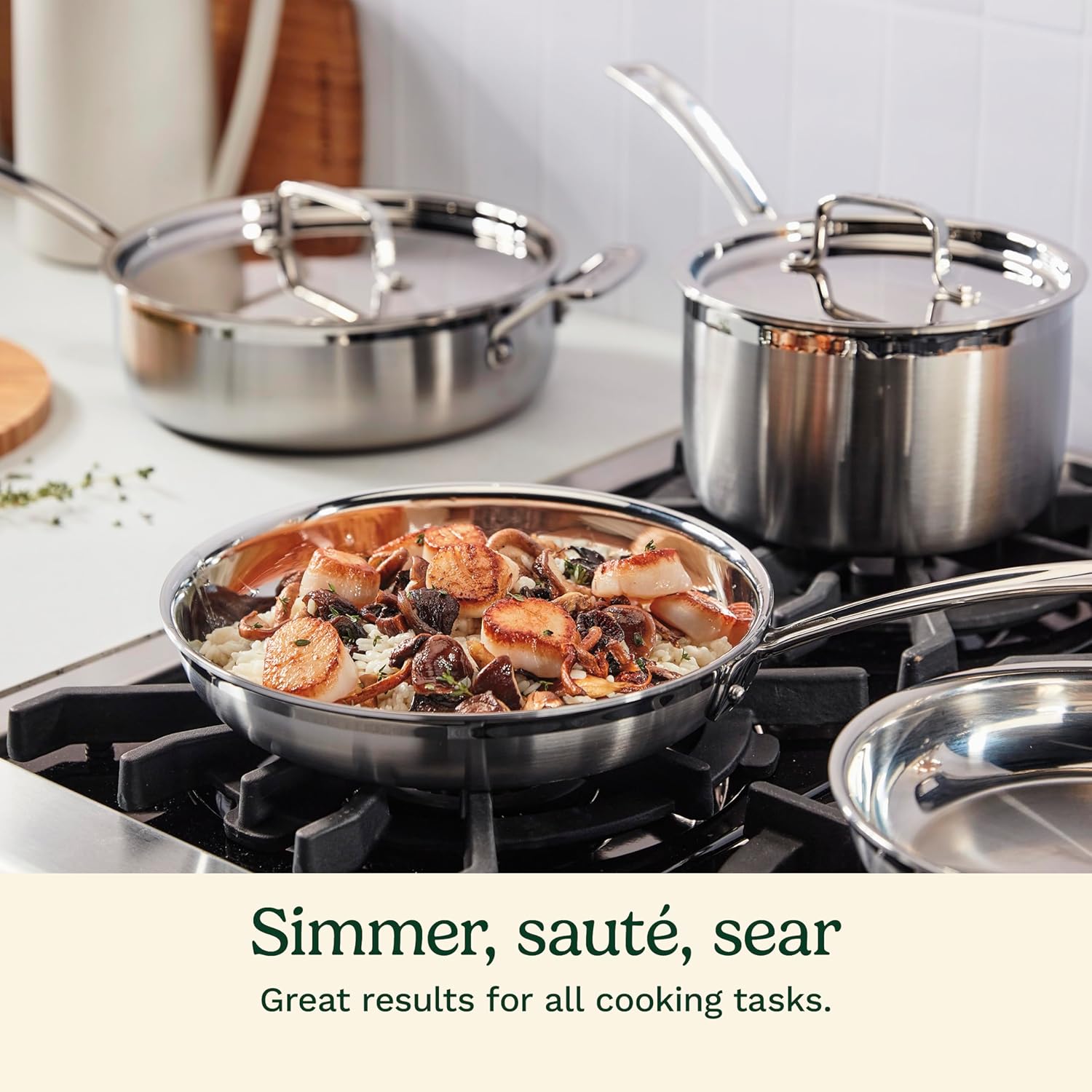 Detalle 2 de Cuisinart MultiClad Pro 12-piece cookware set