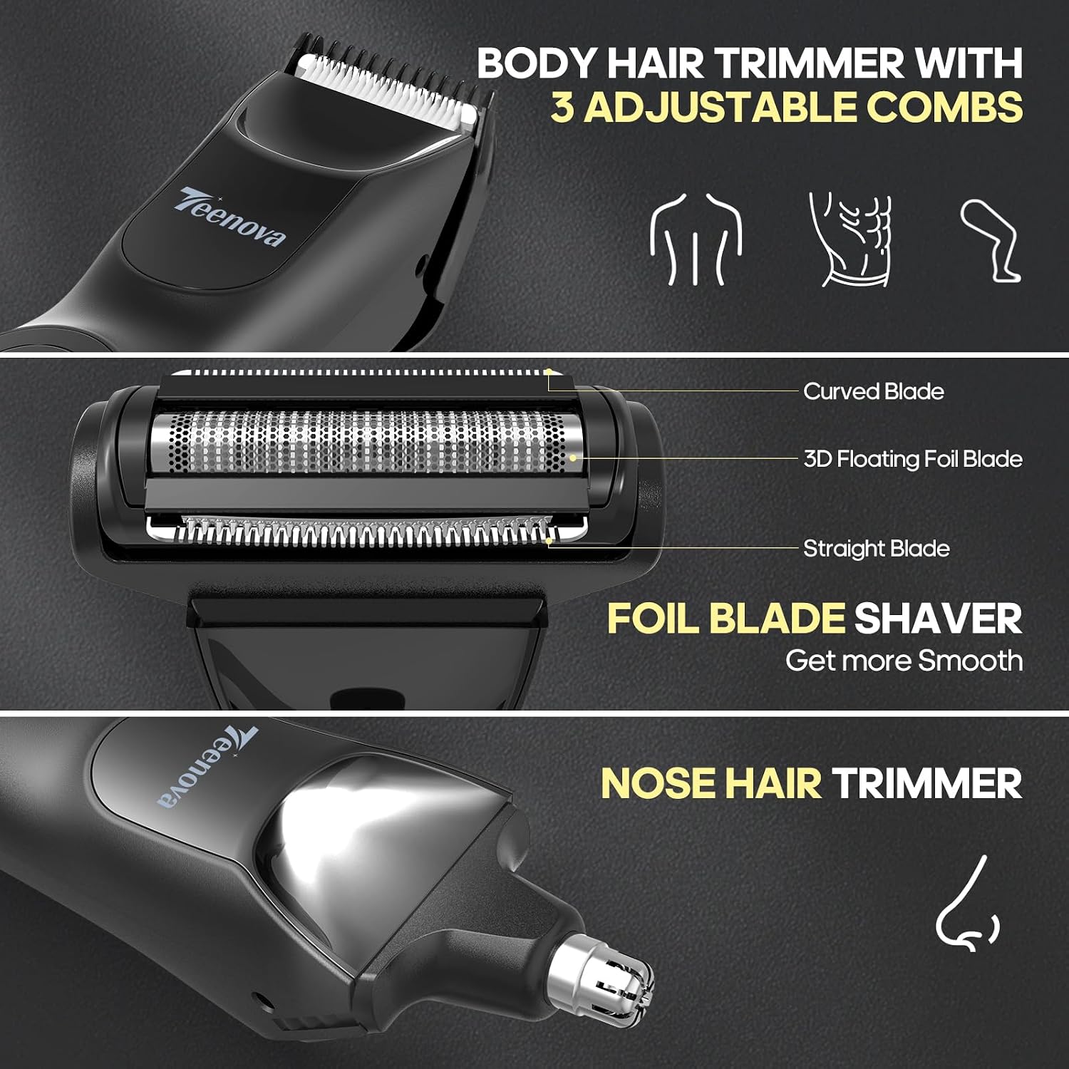 Thumbnail 2 de TEENOVA Body Groomer, 3-in-1