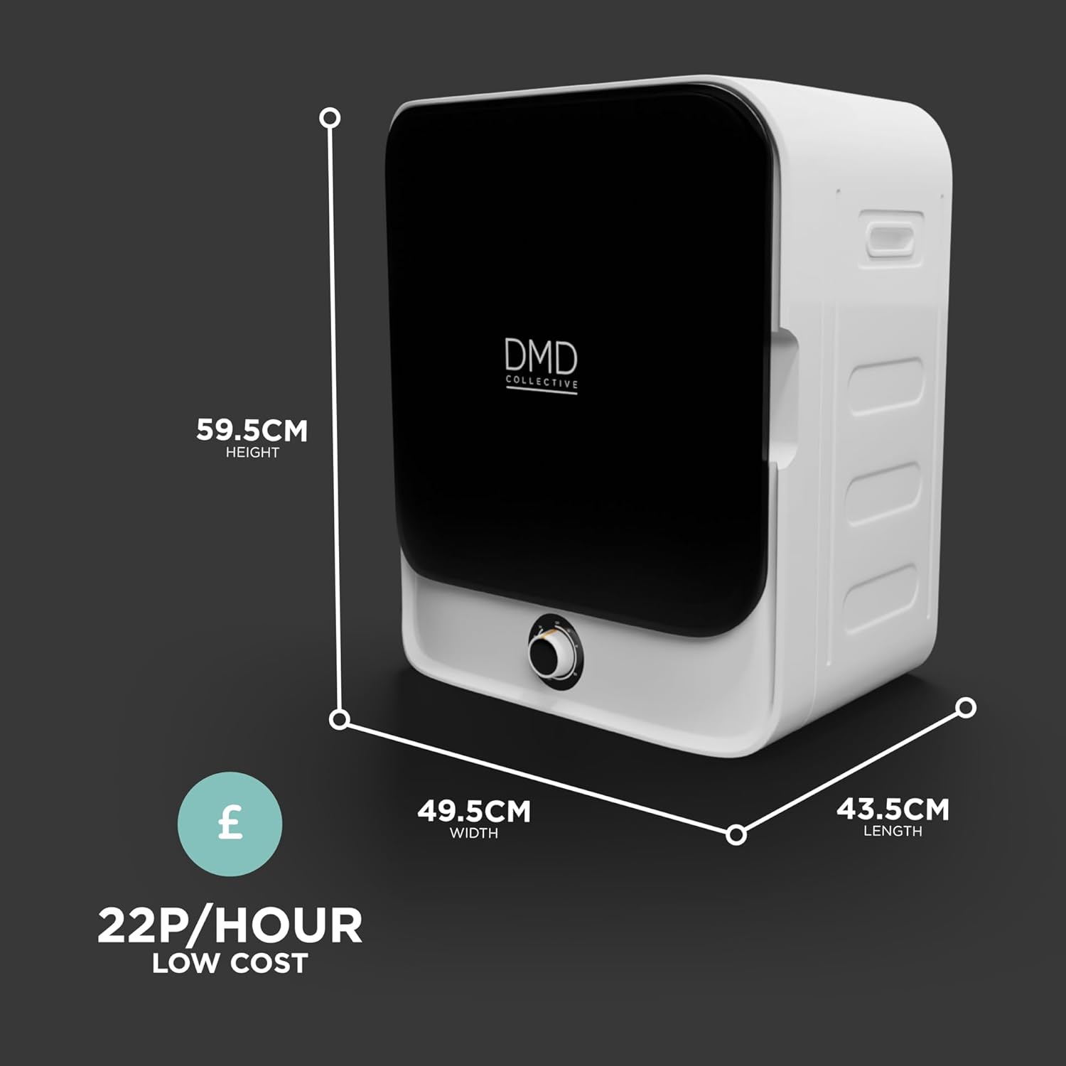 Thumbnail 1 de DMD Collective 3kg Mini Vented Tumble Dryer
