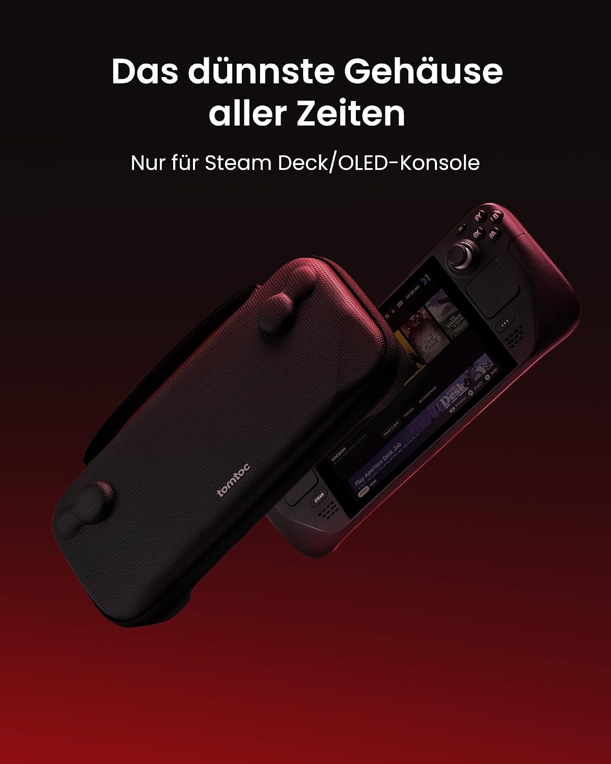 Detalle 2 de tomtoc Slim Tasche Steam Deck Hülle