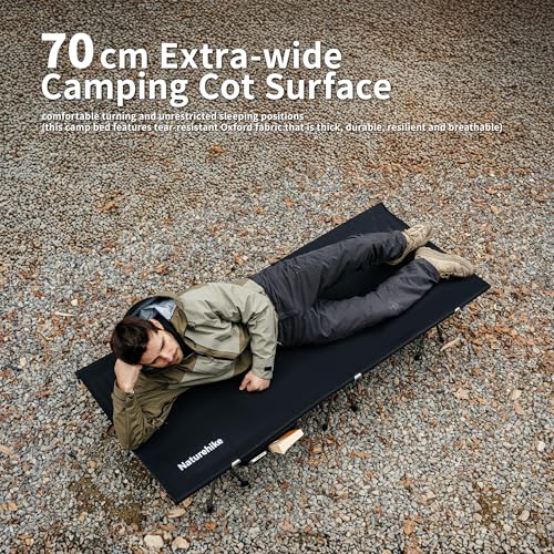 Detalle de Naturehike klappbares Campingbett 190×70 cm – leicht, tragbar und vielseitig