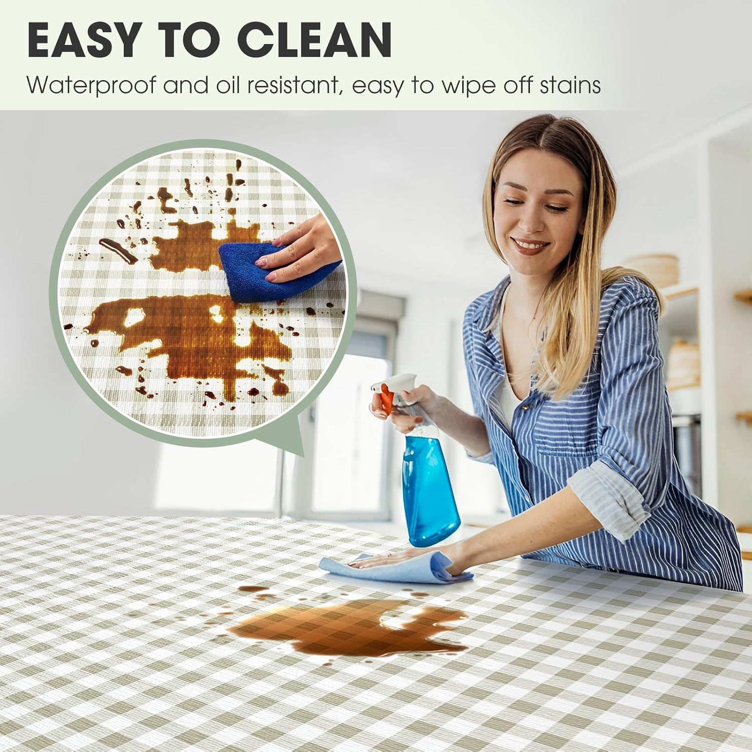 Detalle de ALIUNI Shelf Liner, 12 in x 10 ft