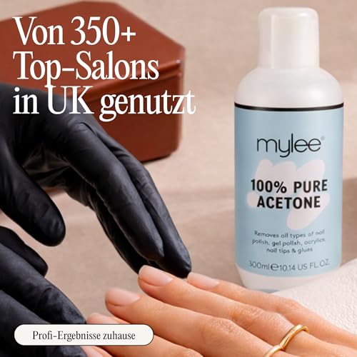 Detalle de Mylee 100% Reines Aceton – UV Nagellackentferner (300 ml)