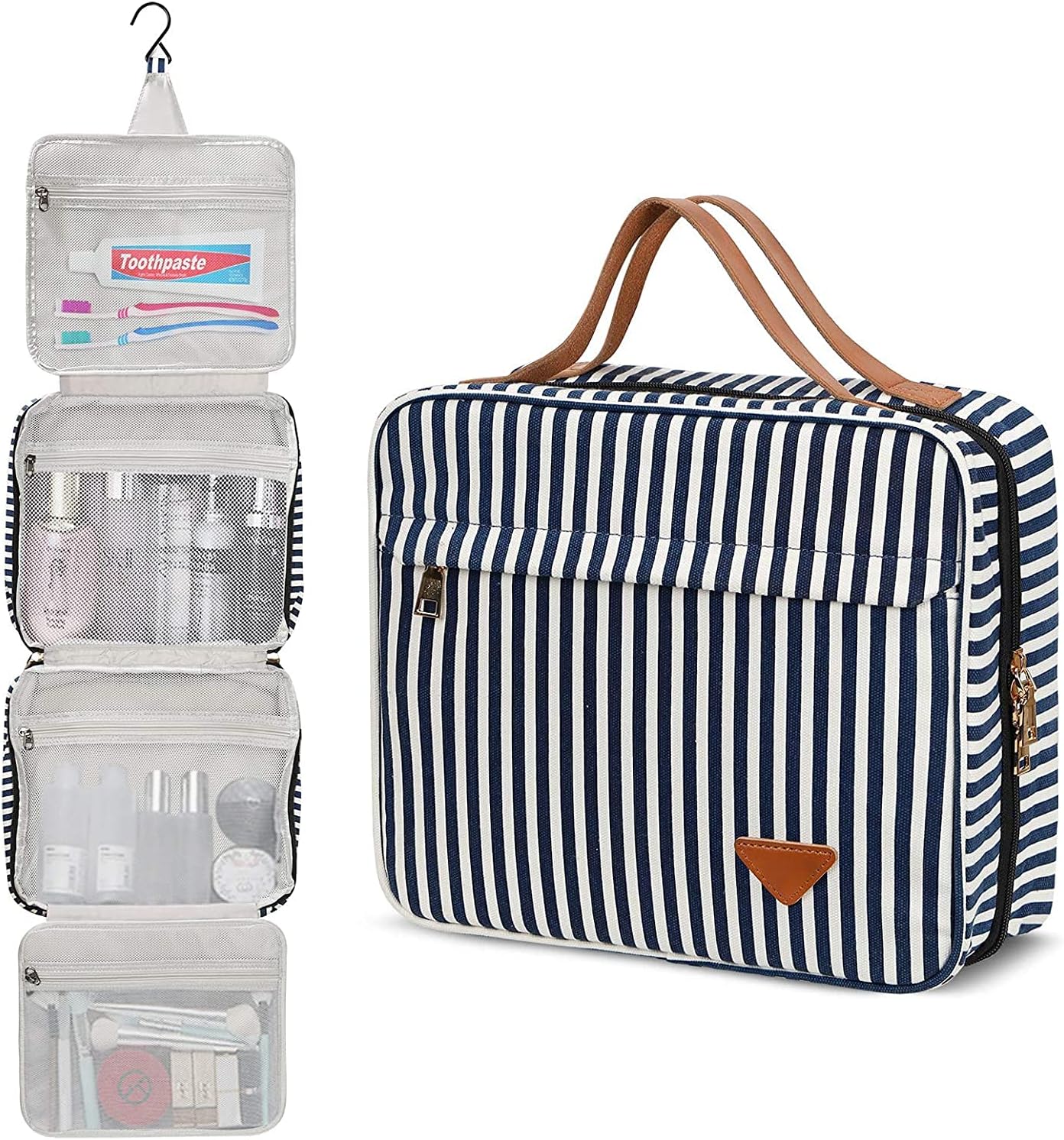 Thumbnail 1 de Wash Bags, Toiletry Bag with Hanging Hook – Large Capacity Travel Cosmetic Case