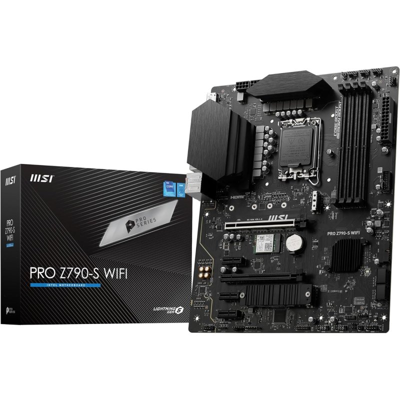 Detalle de MSI PRO WIFI Z790-S WIFI: potencia profesional con conectividad Wi‑Fi y DDR5 para zócalo LGA1700
