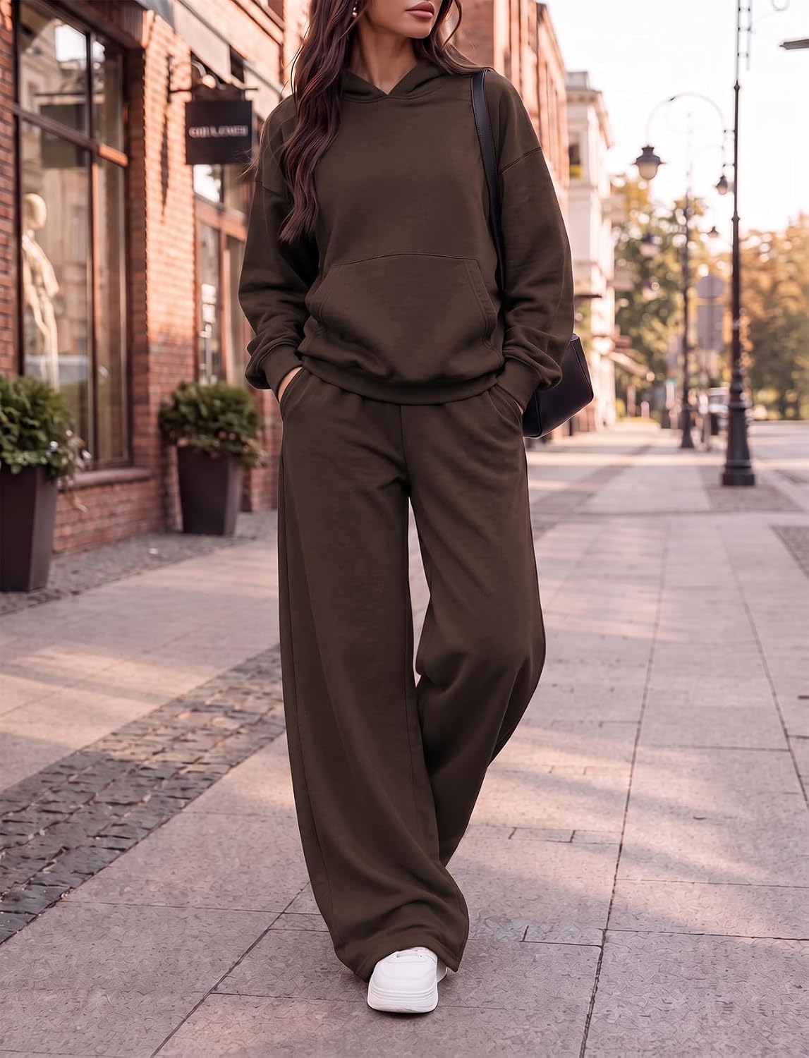Thumbnail 5 de Women's 2-Piece Lounge Set in Cotton-Polyester Fleece