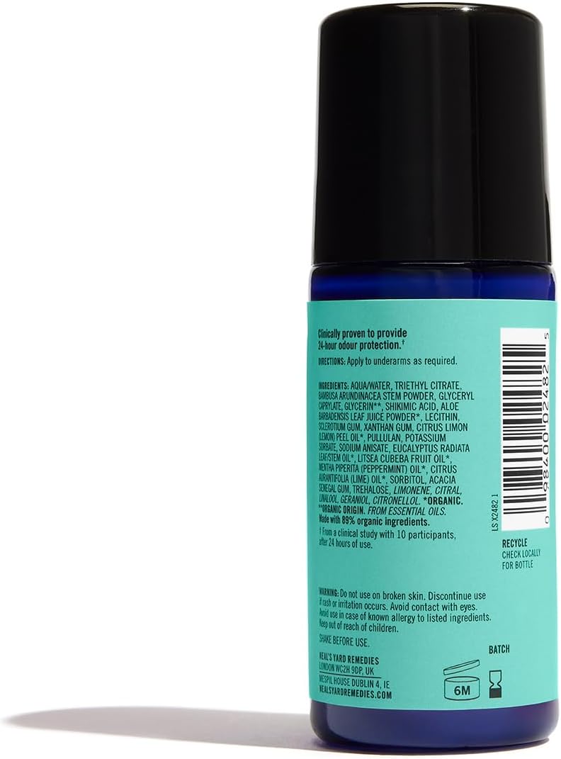 Detalle 2 de Neal's Yard Remedies Peppermint & Lime Roll-On Deodorant