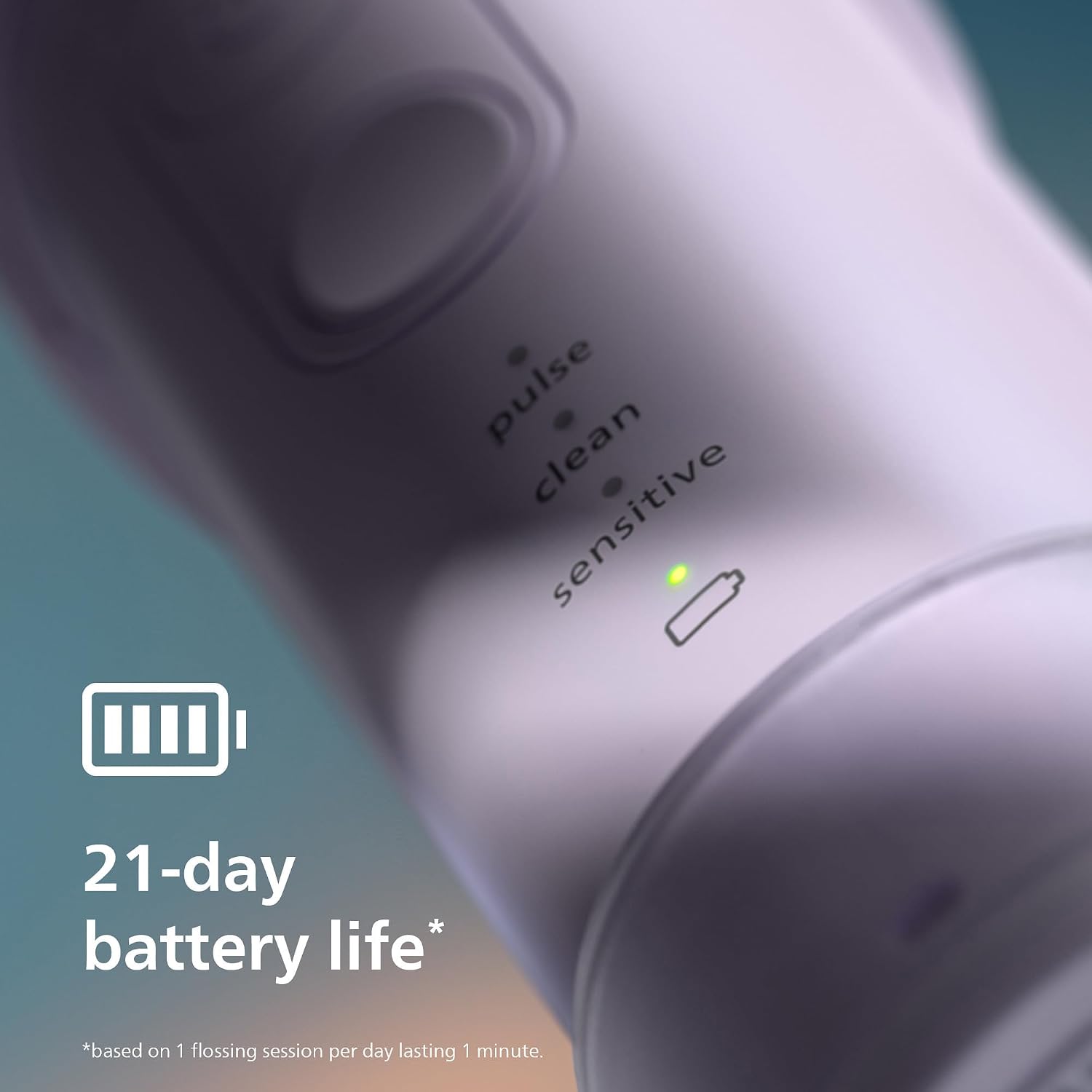Detalle de Philips Sonicare Compact Flosser 1000 HX3333/23 Water Flosser, 3 Modes