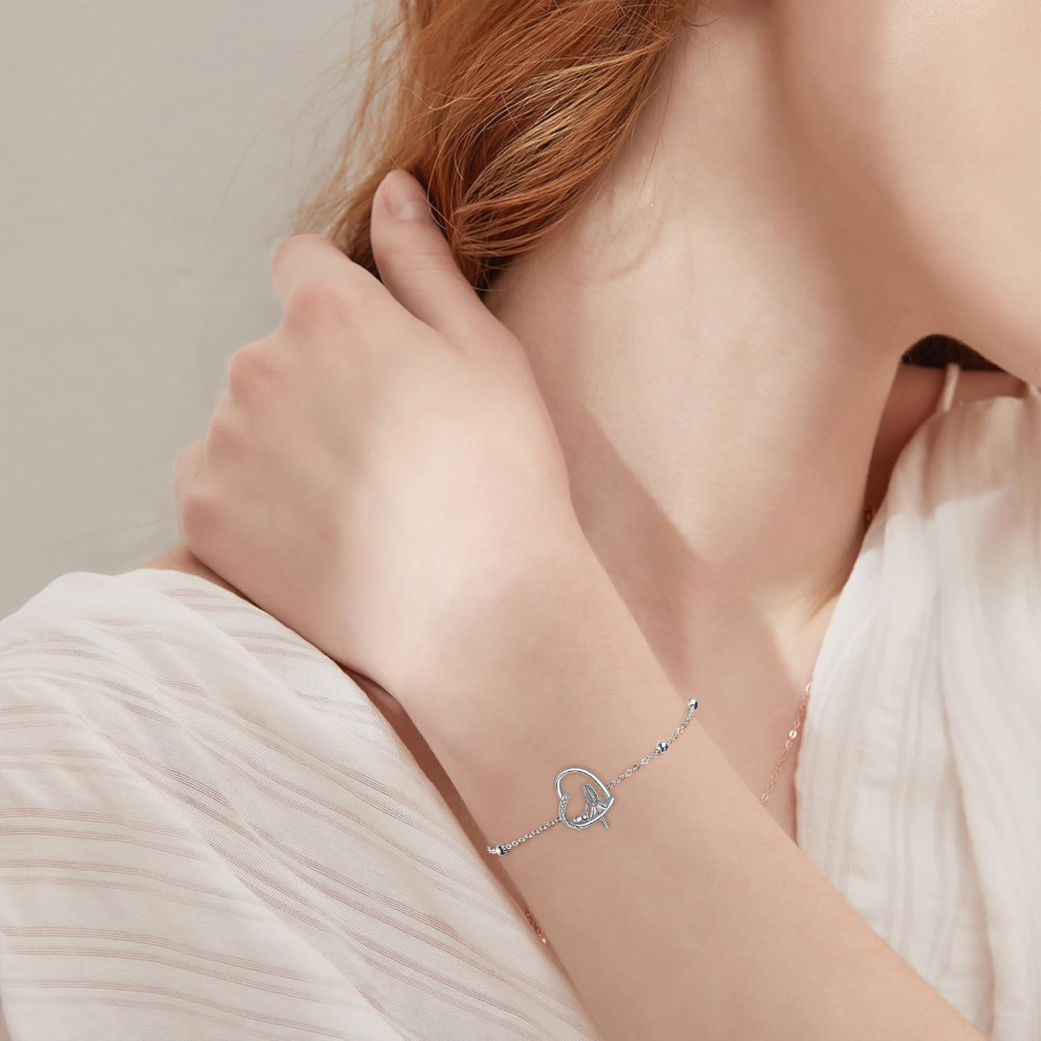 Detalle 2 de J.MUEN Damen-Armband aus 925 Sterling Silber mit Tiermotiv (inkl. Geschenkbox)
