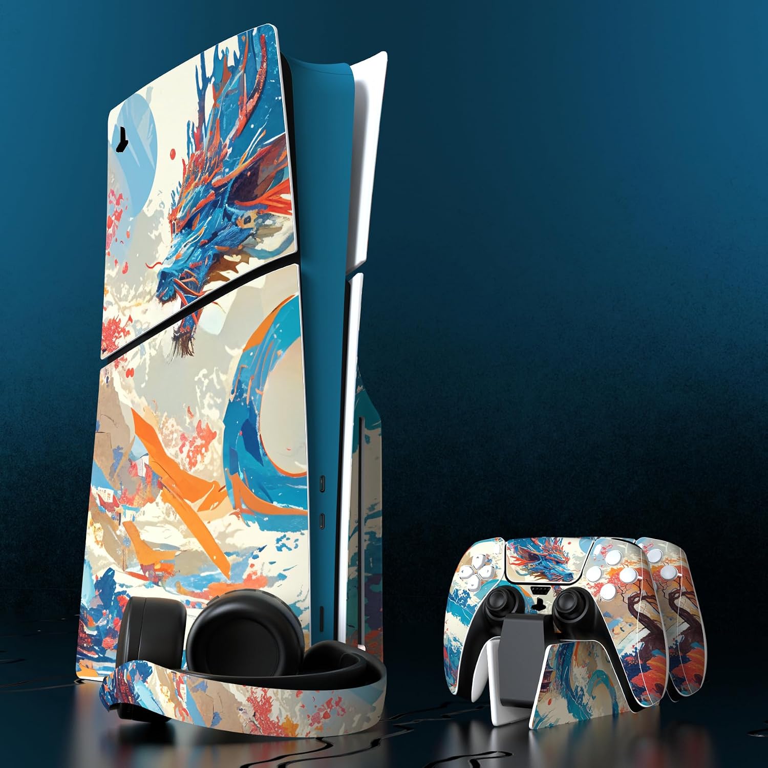Detalle 2 de PS5 Slim skin set 2024 vinyl