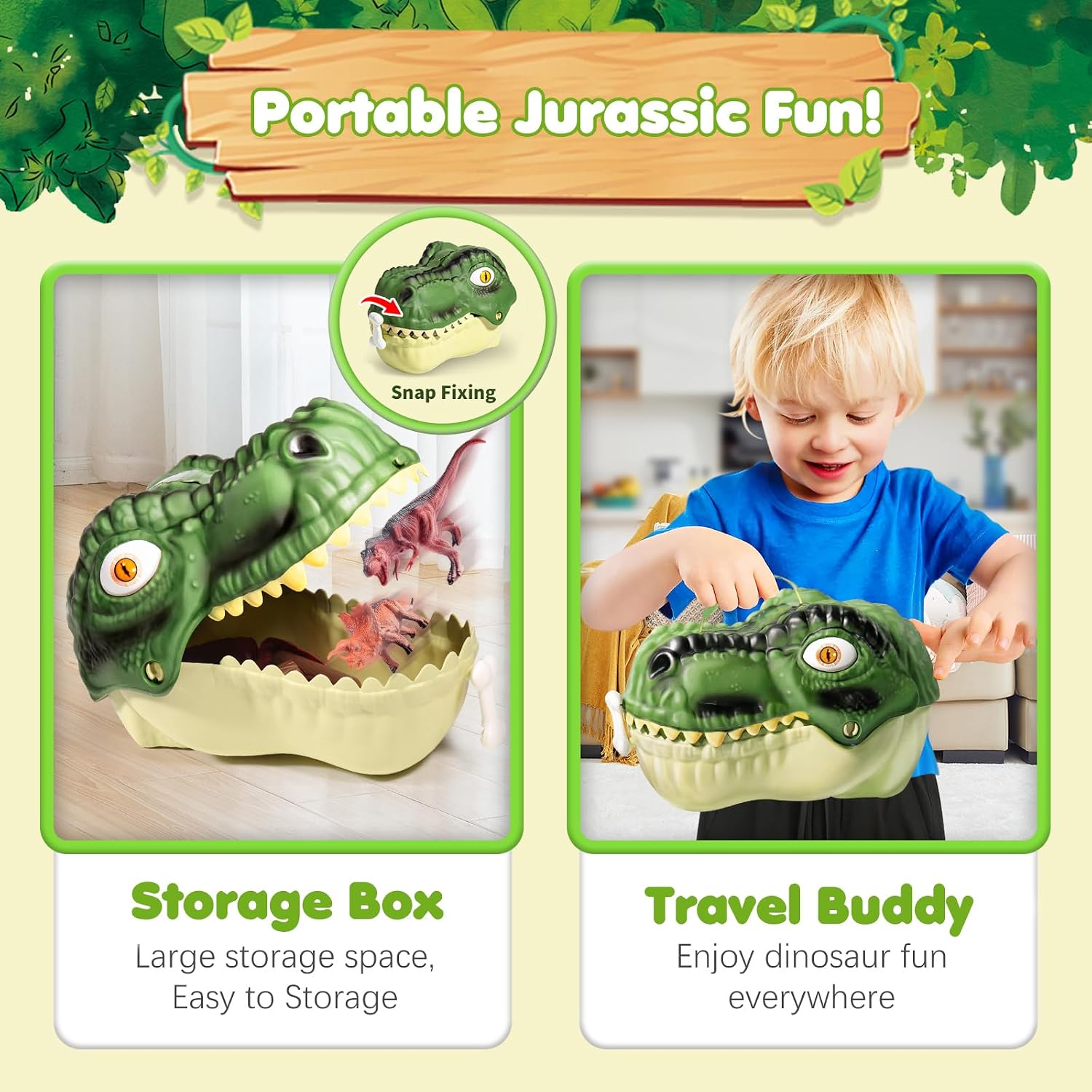 Thumbnail 5 de RISUNTOY 45-piece Dinosaur Toys 🦖