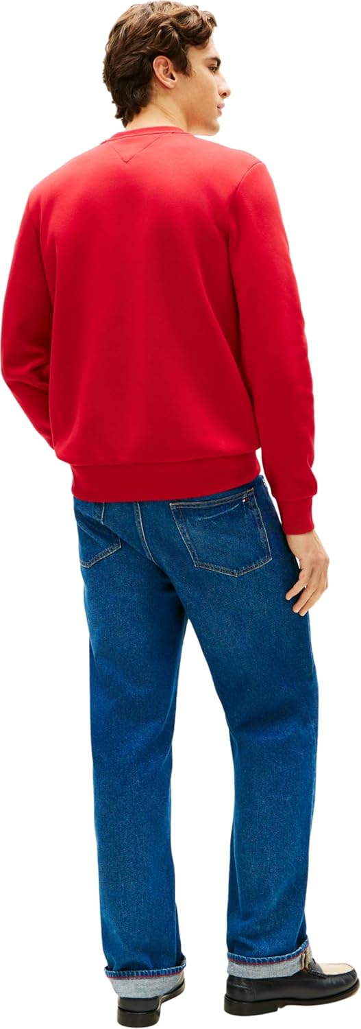 Detalle 2 de Tommy Hilfiger Brand Love TR Stripe Sweatshirt Mw0mw42465: pullover in cotone versatile e senza tempo