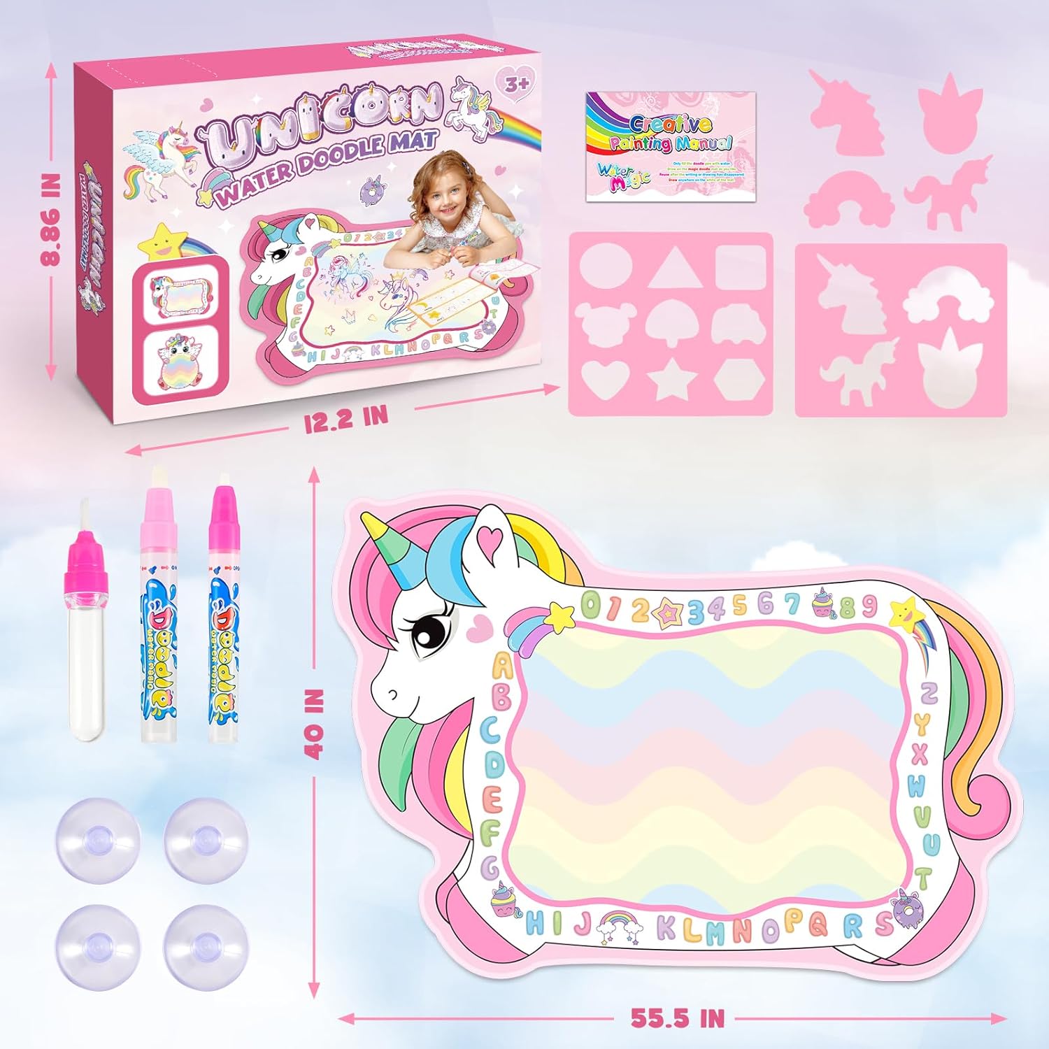 Detalle 2 de Unicorno Tappeto Gioco Magico per bambine 2–4 anni