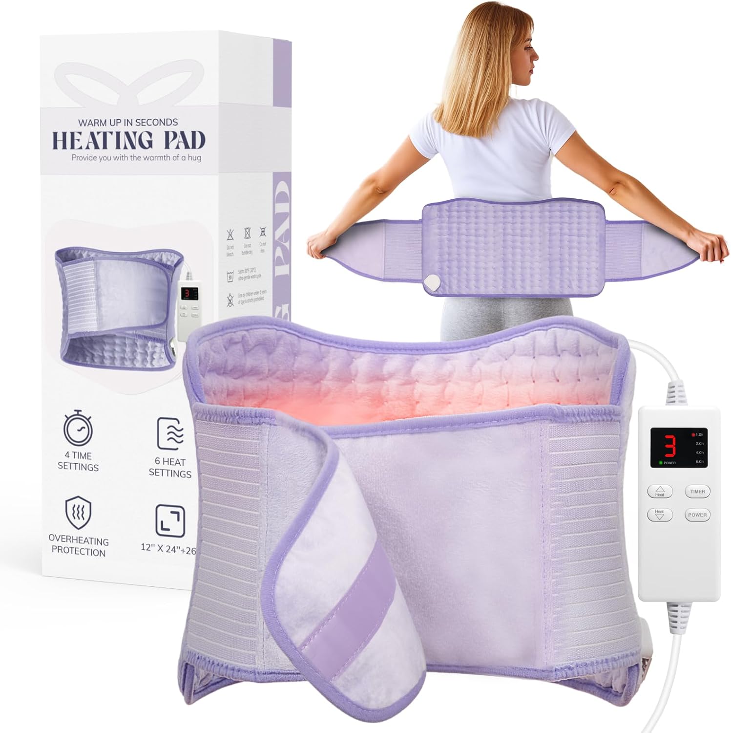 Detalle de Heating Pad for Period Cramps ⚙