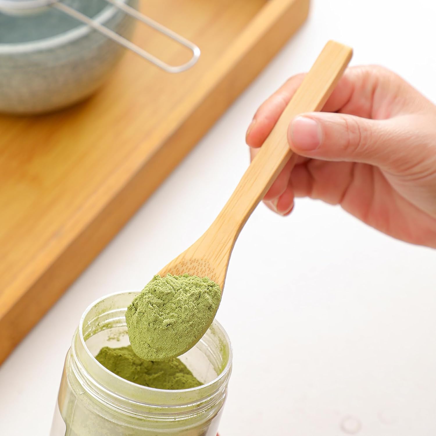 Thumbnail 4 de Matcha Whisk Set of 6 – Complete Traditional Matcha Kit with Ceramic Holder