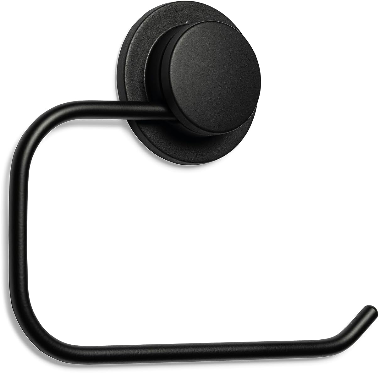 Detalle 2 de Croydex Stick 'n' Lock Black Toilet Roll Holder