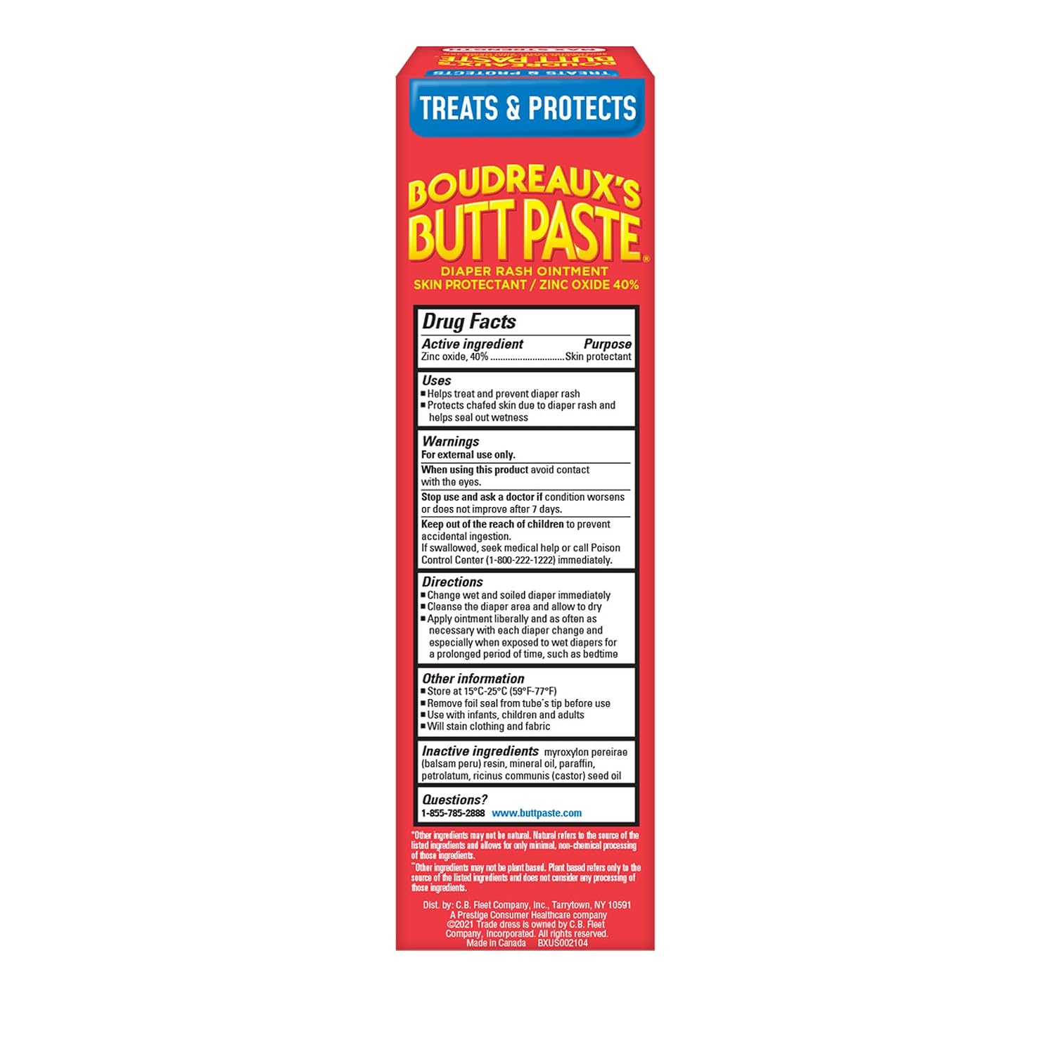 Thumbnail 6 de Boudreaux’s Diaper Rash Cream, 4 oz
