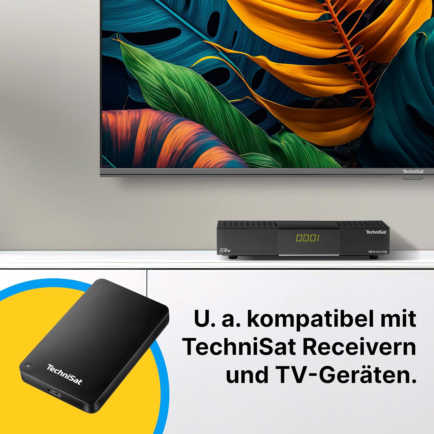 Thumbnail 2 de TechniSat Streamstore 24 2.5-Inch USB 3.2 External Hard Drive, 1TB