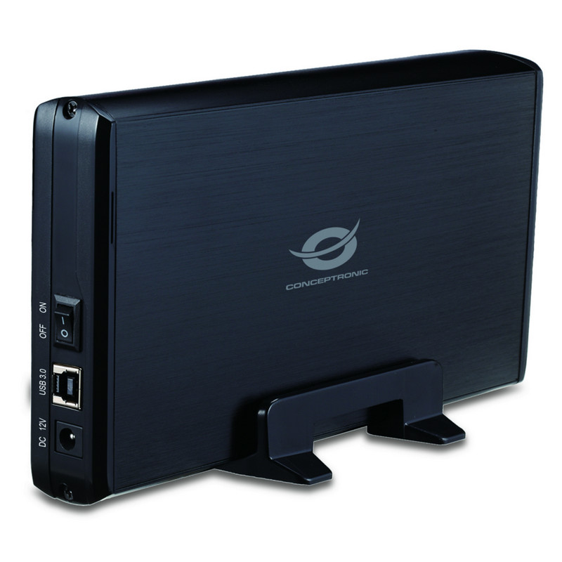 Detalle de Conceptronic Grab´n´GO Carcasa HD 3.5" SATA USB 3.0 Negro