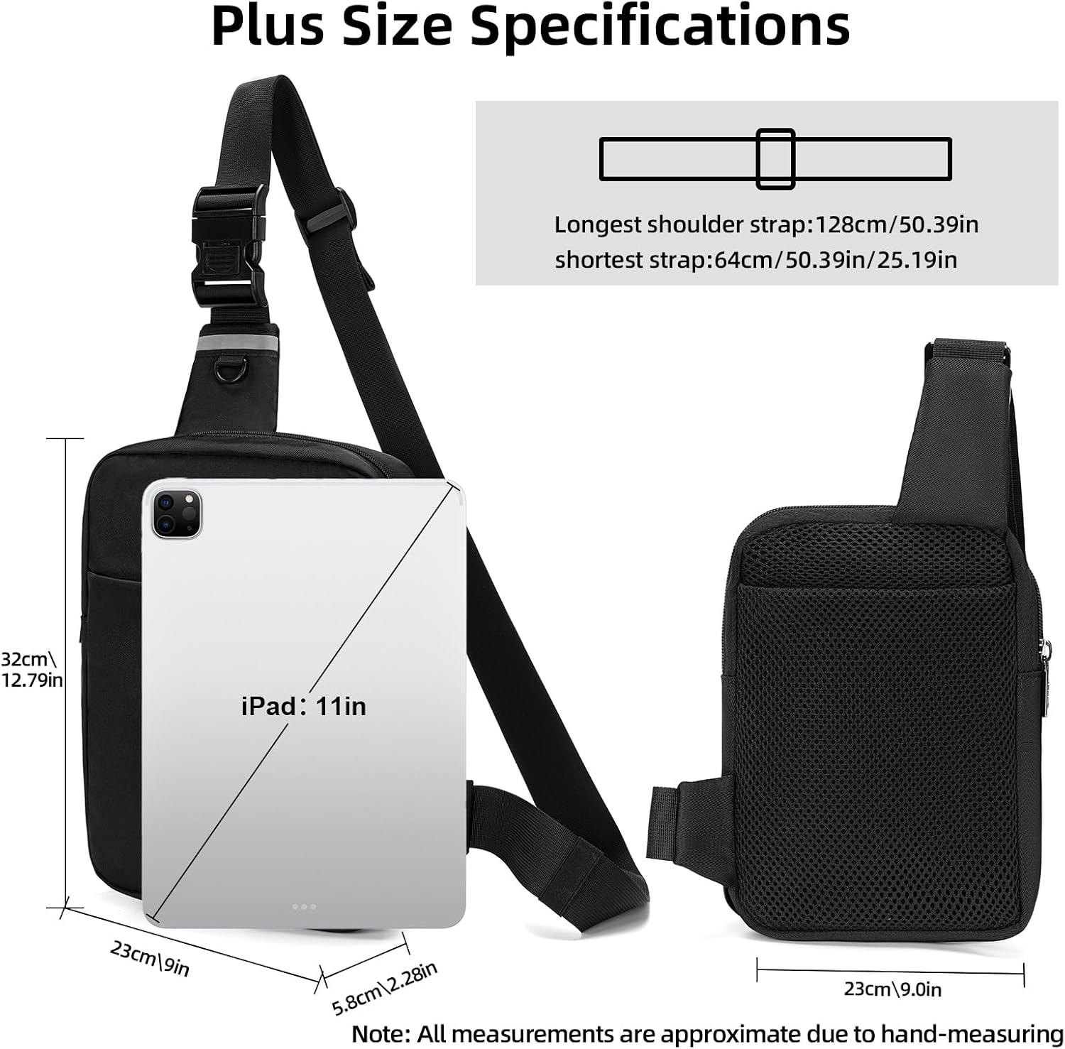 Detalle de OSOCE Umhängetasche Sac bandoulière RFID 70–130 cm