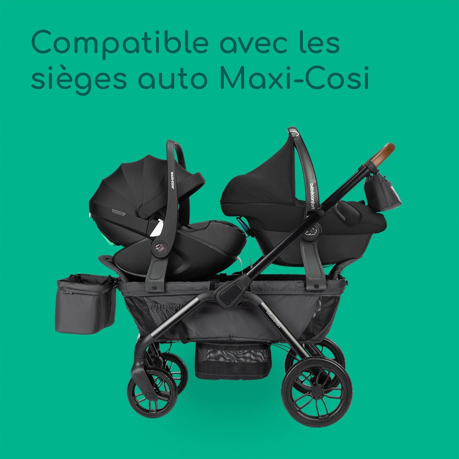Thumbnail 6 de Bebeconfort Helios : Poussette double dès la naissance, tout-terrain et compacte